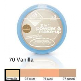  MANHATTAN CLEAR FACE PRESSED PUDDER - 70 Vanilla