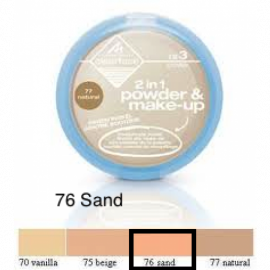  MANHATTAN CLEAR FACE PRESSED PUDDER - 76 Sand