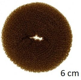 Brun hårknold 6 cm